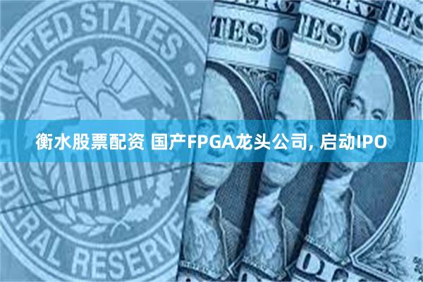 衡水股票配资 国产FPGA龙头公司, 启动IPO
