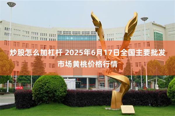 炒股怎么加杠杆 2025年6月17日全国主要批发市场黄桃价格行情
