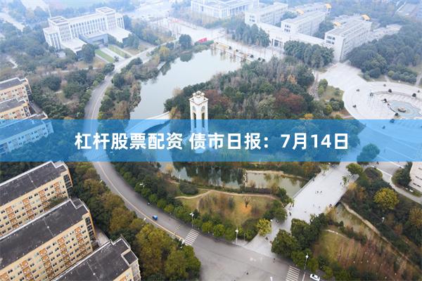 杠杆股票配资 债市日报：7月14日