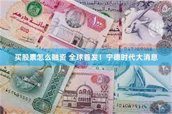 买股票怎么融资 全球首发！宁德时代大消息